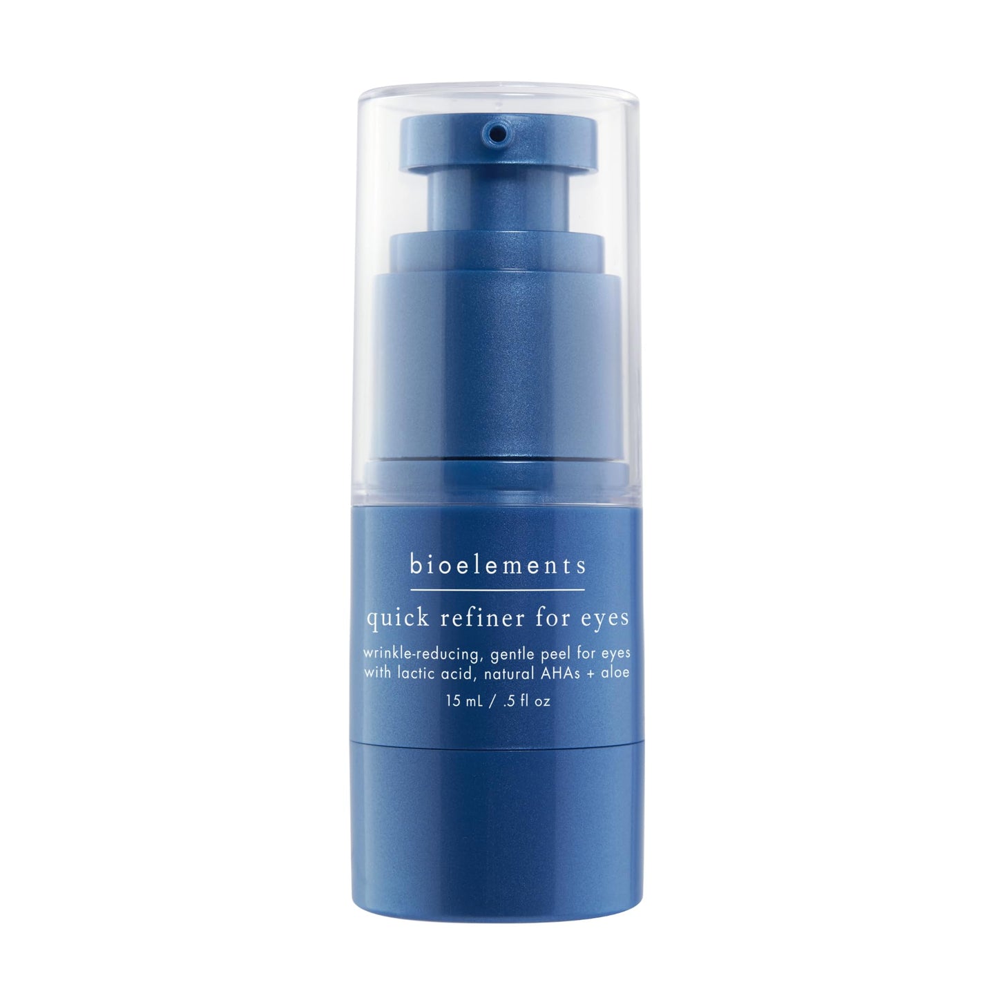 Bioelements Quick Refiner for Eyes - 0.5 fl oz - Wrinkle-Reducing, Gentle AHA & Lactic Acid Peel for Eyes - All Skin Types - Vegan, Gluten Free