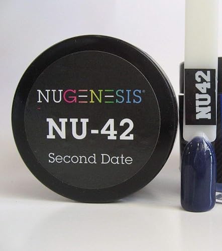 NuGenesis Nail Dipping Powder Color 1.5oz/43g Jar - (NU42 SECOND DATE) Beauty & Personal Care Nugenesis