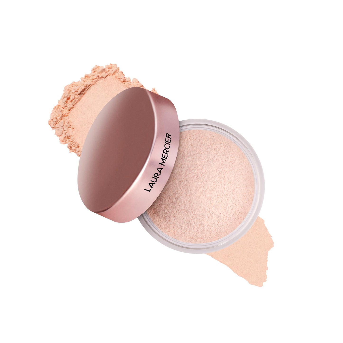 Laura Mercier Translucent Loose Talc-Free Setting Powder Ultra-Blur, Enlivens Fair to Medium Skin Tones, Color Correcting Pink Setting Powder, Tone-Up