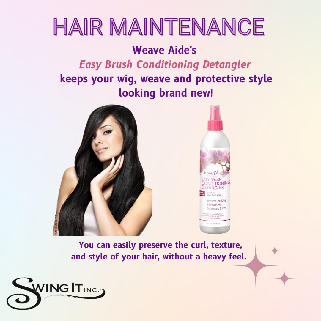 Swing It Inc Weave Aide Easy Brush Conditioning Detangler, 2 Oz