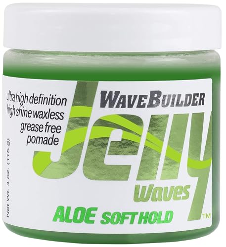 WAVEBUILDER Jelly Waves Soft Hold Aloe, 4 Ounce