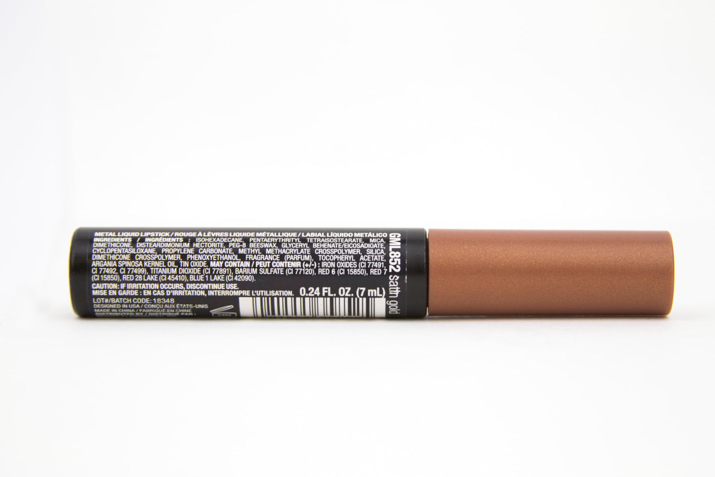 L.A. Girl Metal Liquid Lipstick, Satin Gold GML852
