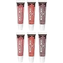Burt's Bees 100% Natural 6 Count Lip Shine Variety Pack -Moisturizing Lip Gloss - Peachy, Spontaneity, Flushed Blush