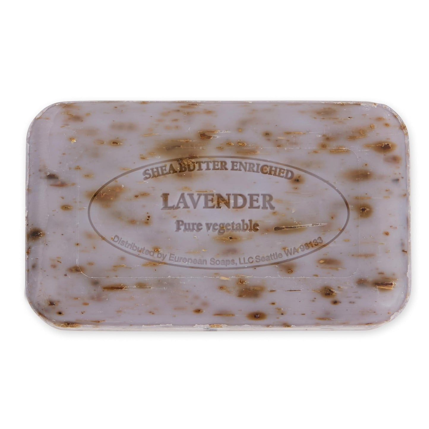 Pre de Provence Artisanal French Moisturizing Soap Bar, Shea Butter Enriched, Quad Milled for Long Lasting Rich Smooth Lather, 5.3 Ounce, Lavender