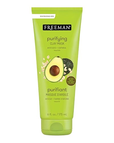 Freeman Feeling Beautiful Facial Clay Masque Avocado & Oatmeal 6 oz
