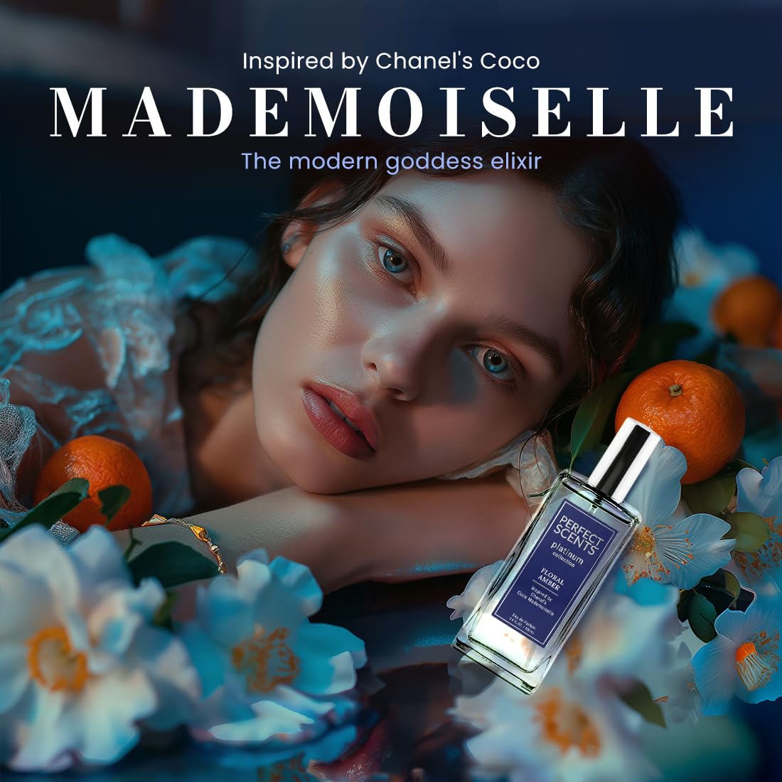 Perfect Scents Fragrances | Inspired by Chanel’s Coco Mademoiselle | Platinum Collection | Floral Amber | Women’s Eau de Parfum | Vegan, Paraben