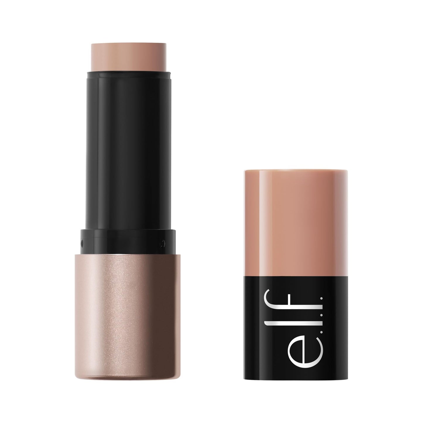 e.l.f. Soft Glam Cream Bronzer Stick, Buildable Cream Bronzer for A Long-Lasting Sculpted Glow & Satin Finish, Twist-Up Design, Vegan & Cruelty-Free