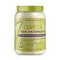 Vitale Olive Oil Hair Mayonnaise 30oz with Oat & Egg Protein and Vitamins - Good on Color & Thermal Treated Hair - for Dry & Damaged Scalp Men, Women