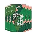 FACETORY K Beauty Face Mask Skin Care - Soothe Me Tea Tree 2-Step Sheet Mask with Tea Tree Extract & Chamomile + Soothing Ampoule | Skin Calming, Acne