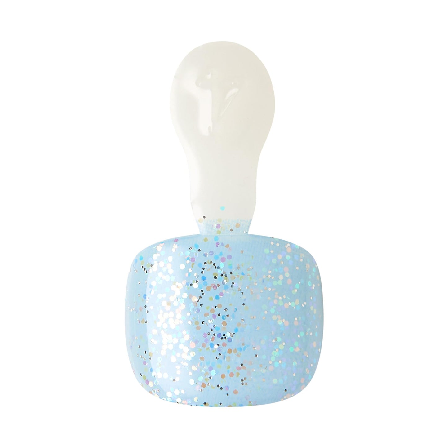 KISS Impress No Glue Pedi Press-On Toenails, Rainbow Color with Rhinestone, Pink, Light Blue, Glitter, Squoval Shape, Includes 24 Nails, Prep Pad, 1 Beauty & Personal Care KISS