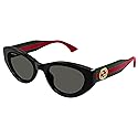 Gucci Grey Cat Eye Ladies Sunglasses GG1862S 001 52