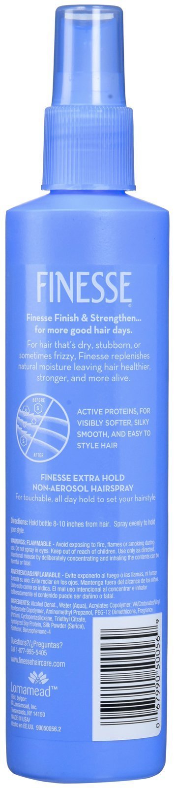 Finesse Finish + Strengthen Extra Hold Non-Aerosol Hair Spray, 8.5 oz