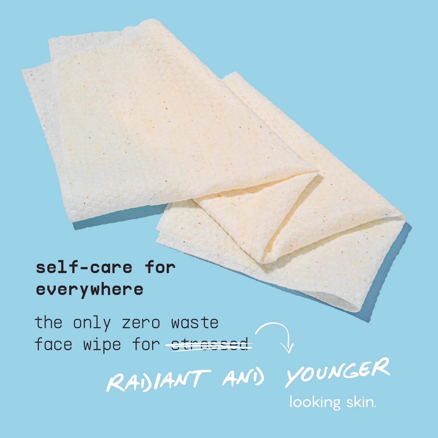 Calm Line Facial Wipes - Brightening Cleaning Wipes, Unscented Moist Towelettes Individually Wrapped - Natural Wipes & Face Wash Cloth for Facial
