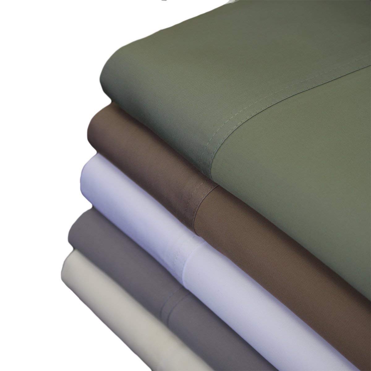 Royal Hotel Bedding ABRIPEDIC Pillowcases, Viscose from Bamboo, Pillowcases Set 600 Thread Count, Silky Soft Pillowcases, Viscose from Bamboo, 2PC