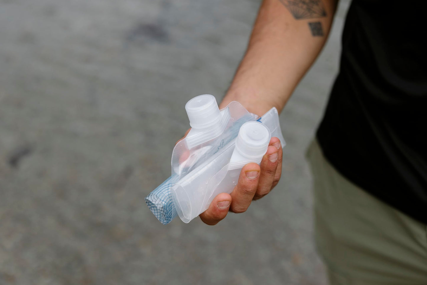 Platypus SoftBottle Flexible Water Bottle with Closure Cap, Platy Logo, 1.0-Liter