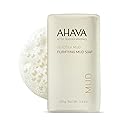AHAVA Purifying Dead Sea Mud Soap - Face & Body Cleansing Bar to Purify the Skin, Enriched with Exclusive Mineral Blend of Dead Sea Osmoter and Dead