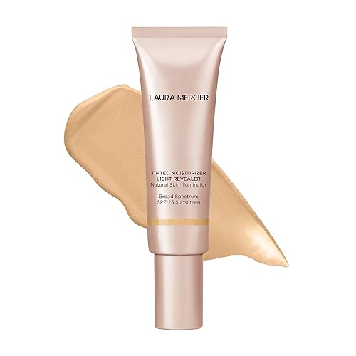 Laura Mercier Tinted Moisturizer Light Revealer Natural Skin Illuminator with SPF 25: All Day Hydration, Ultra-Sheer Coverage, Luminous & Radiant