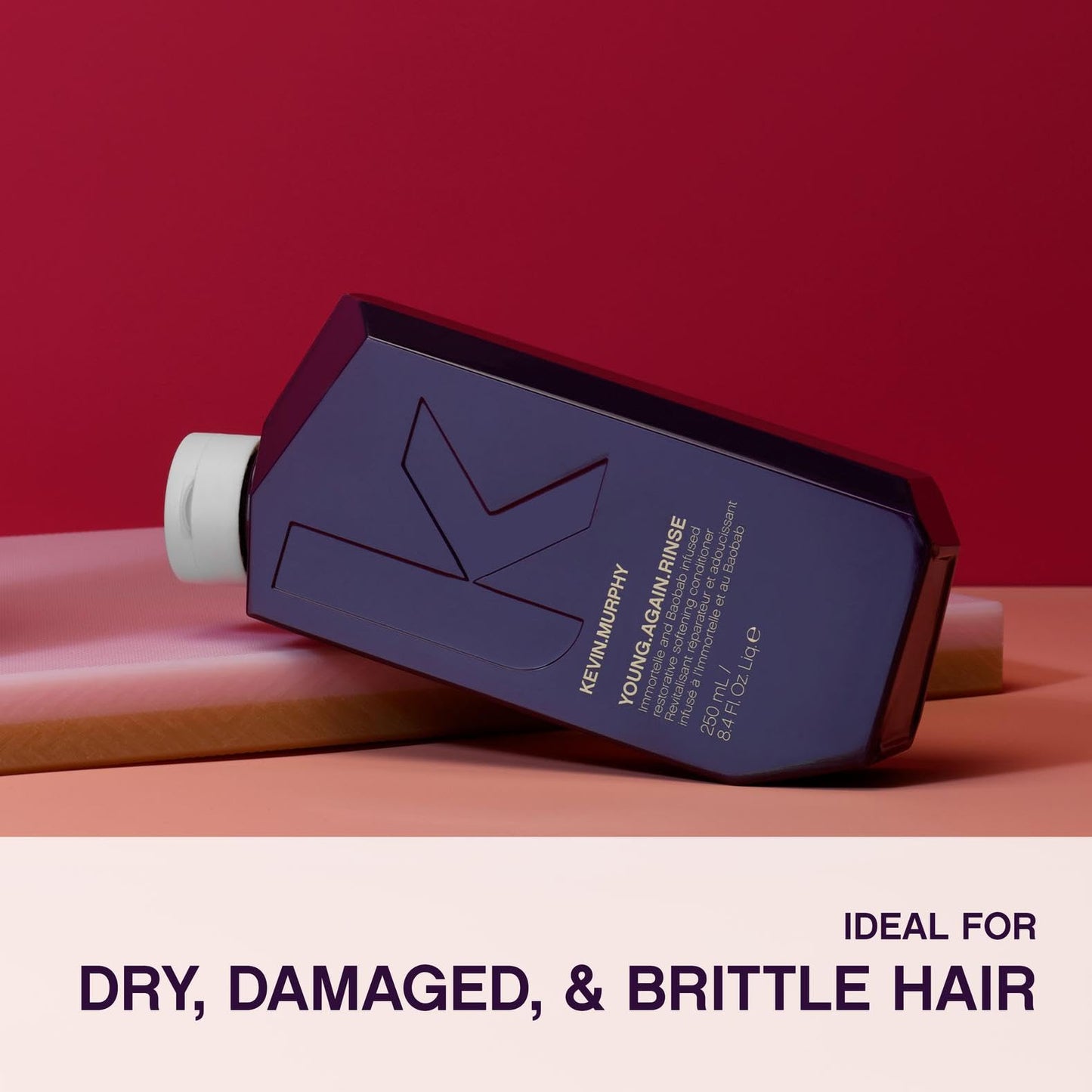 KEVIN.MURPHY YOUNG.AGAIN.RINSE - Moisturising Anti-Ageing Conditioner - For Ageing, Dry, Damaged & Brittle Hair - Hair Repair - With Amino Acids