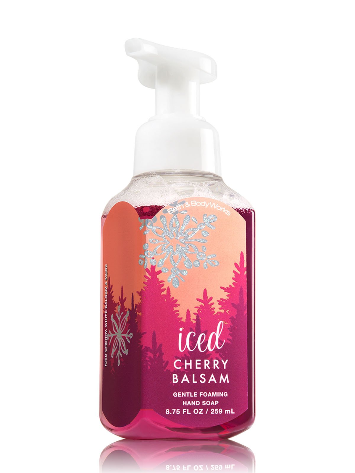 Bath & Body Works Gentle Foaming Hand Soap Iced Cherry Balsam Beauty & Personal Care Bath & Body Works