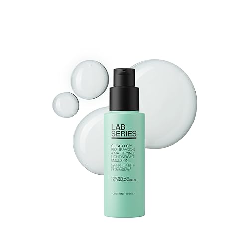 Lab Series Men's Clear LS Mattifying Lightweight Moisturizer with Salicylic Acid - Face Emulsion Suitable for Acne Prone Skin - Skin Care for Men
