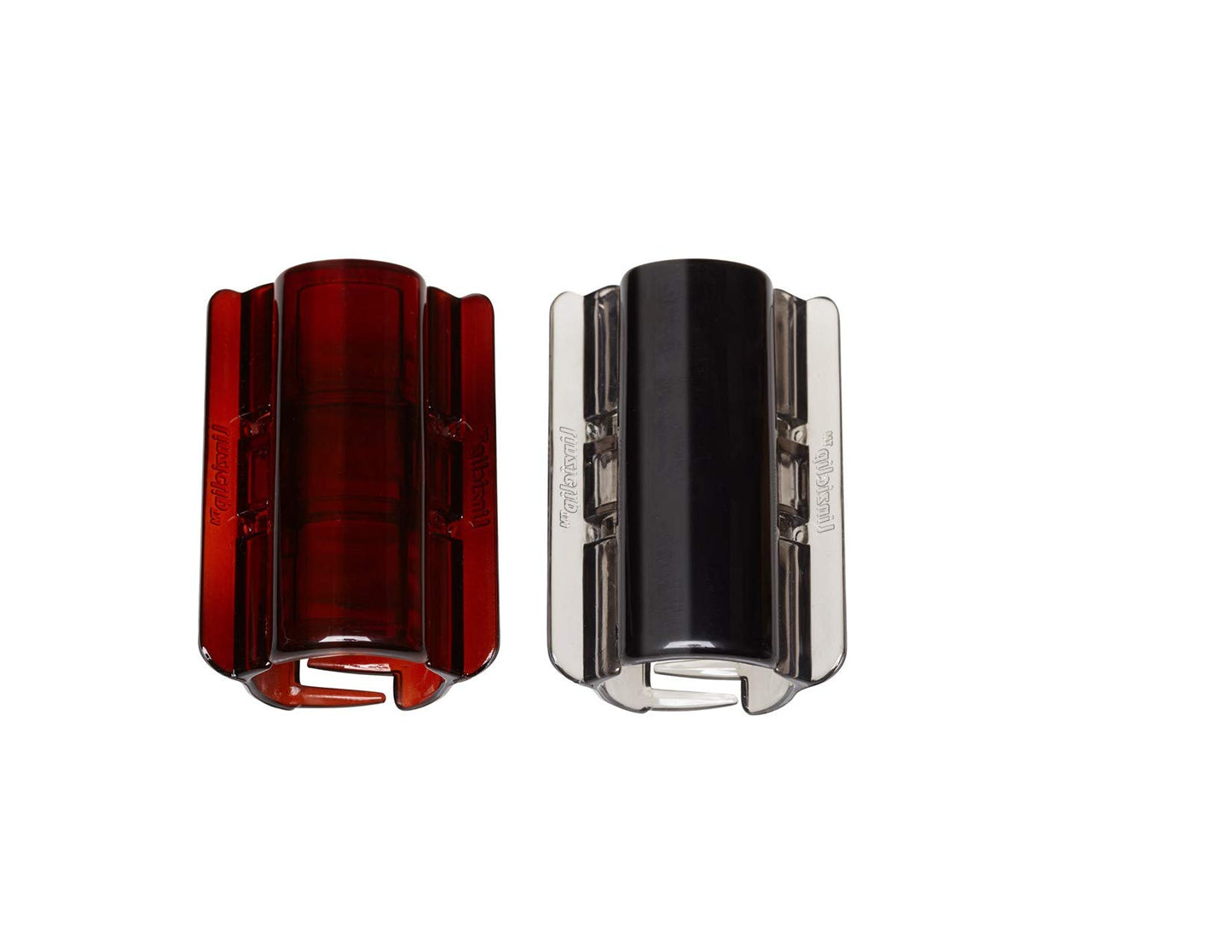Linziclip Maxi Hair Jaw Clip, Tortoiseshell and Black, 2-Pack