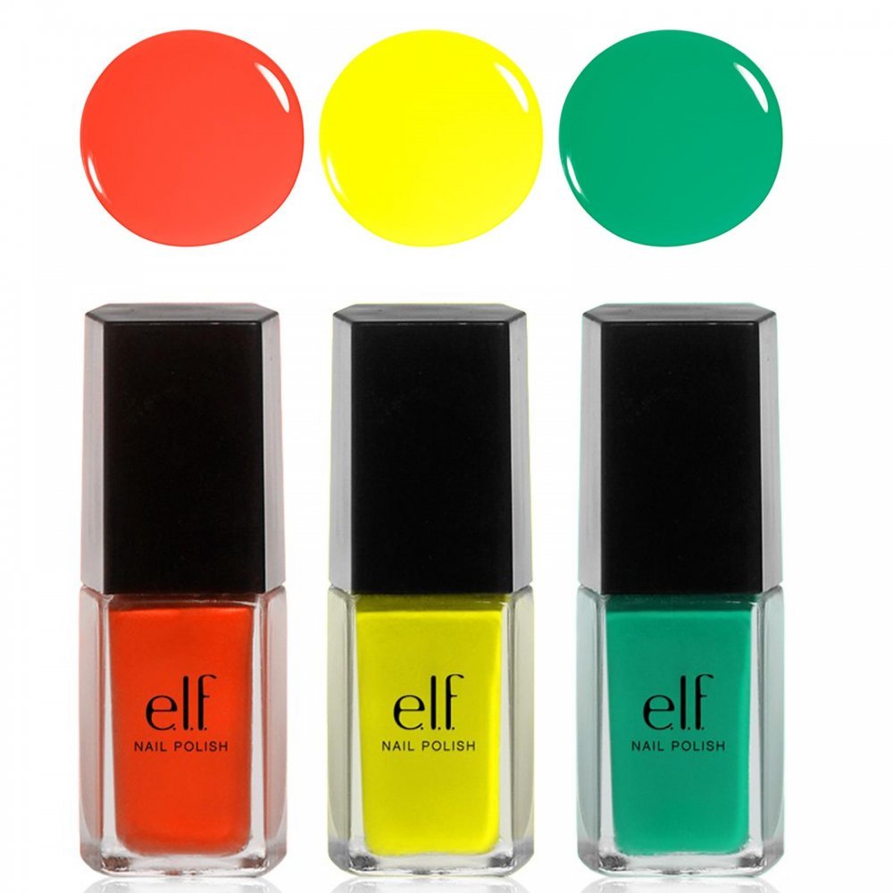 e.l.f. 3 Piece Nail Polish Set, Beautifully Bright