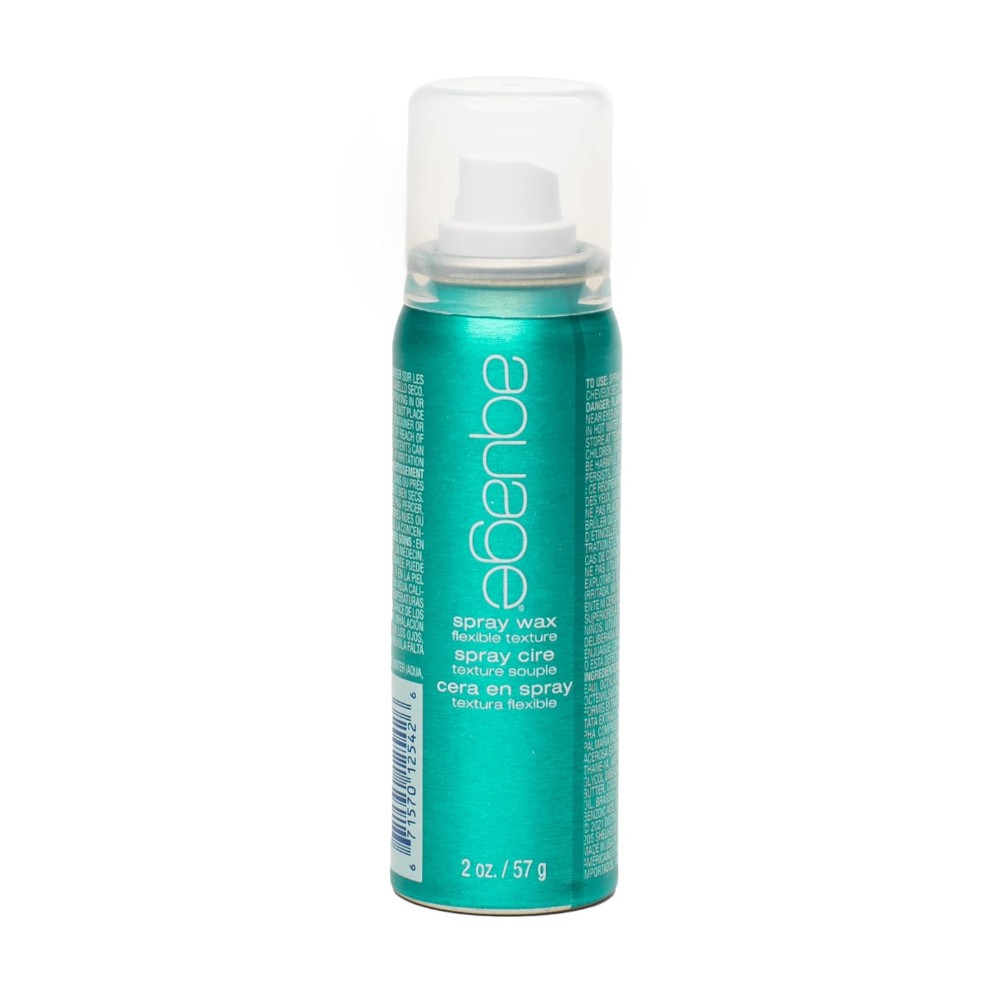 AQUAGE Spray Wax, Flexible Texturizing Spray, Travel Size, Strengthening and Protecting to Provide Workable Volume and Texture, 2 oz