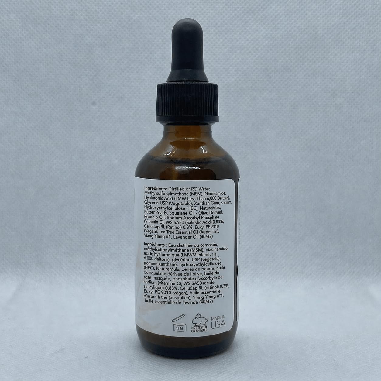Vitamin C Serum for Face with Retinol (0.30%) & Salicylic 0.83% + Hyaluronic | Skin Refining Facial Serum for Uneven Tone, Texture & Hydration |
