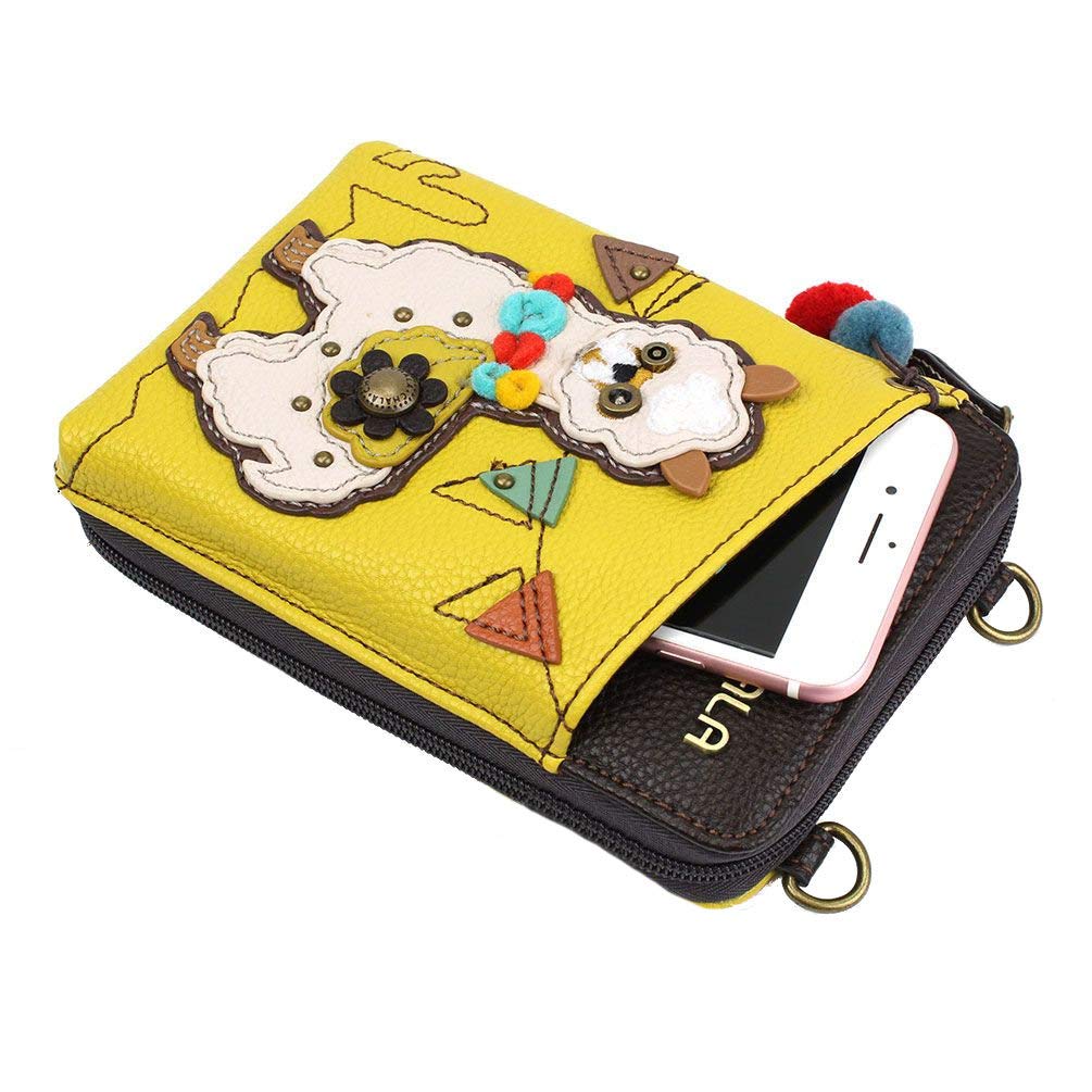 Chala Llama Wallet Crossbody Handbag - Convertable Strap