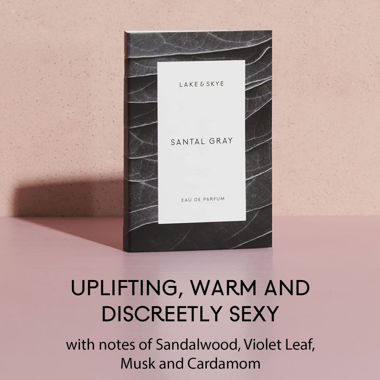 Lake & Skye Santal Gray Eau de Parfum Sample, Long Lasting Fragrance, 0.06 fl oz (2 ml) - Santal, Cardamom, Sandalwood, Earthy, Musk, Vegan Beauty & Personal Care Lake & Skye