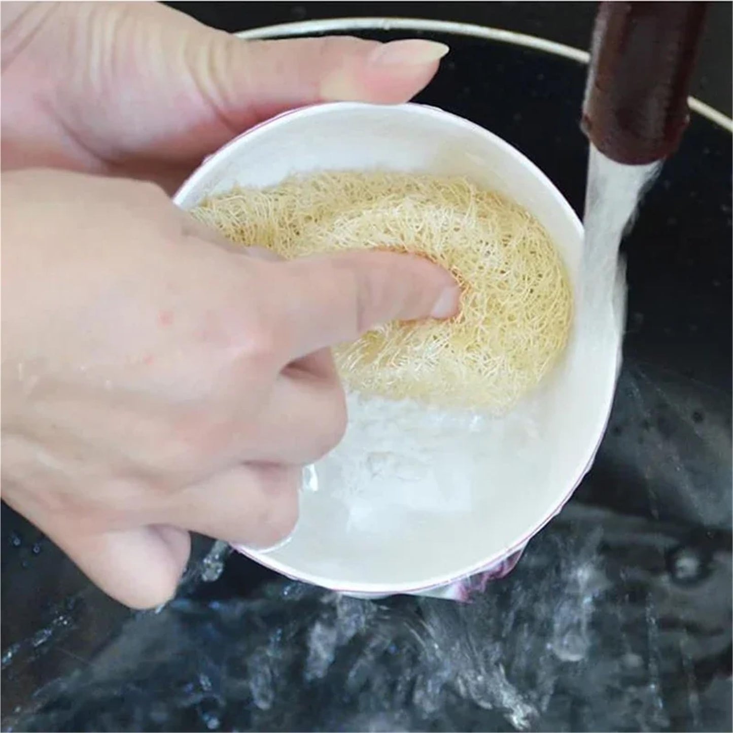 2PCS Natural Loofah Luffa Loofa Bath Body Shower Exfoliating Scrubber Sponge Kitchen Scrub Pad Rub Pot Dishes Cleaning Brush(2PCS(30-39cm)) Beauty and Personal Care HIVJEEDYH