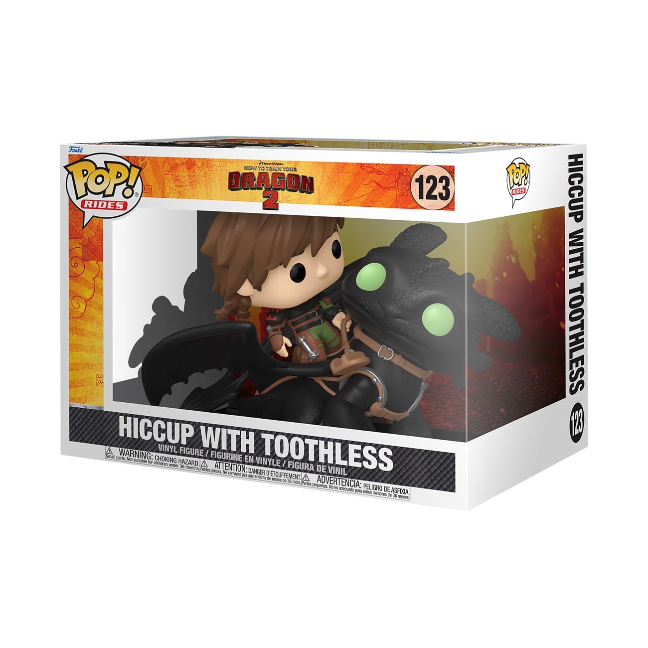 Funko POP! Rides Deluxe: How to Train Your Dragon - Hiccup with Toothless - Collectable Vinyl Figure - Gift Idea - Official Merchandise - for Kids…