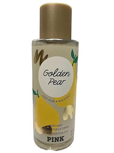 Victoria's Secret Pink Golden Pear Scented Body Mist 8.4 Ounce Limited Edition
