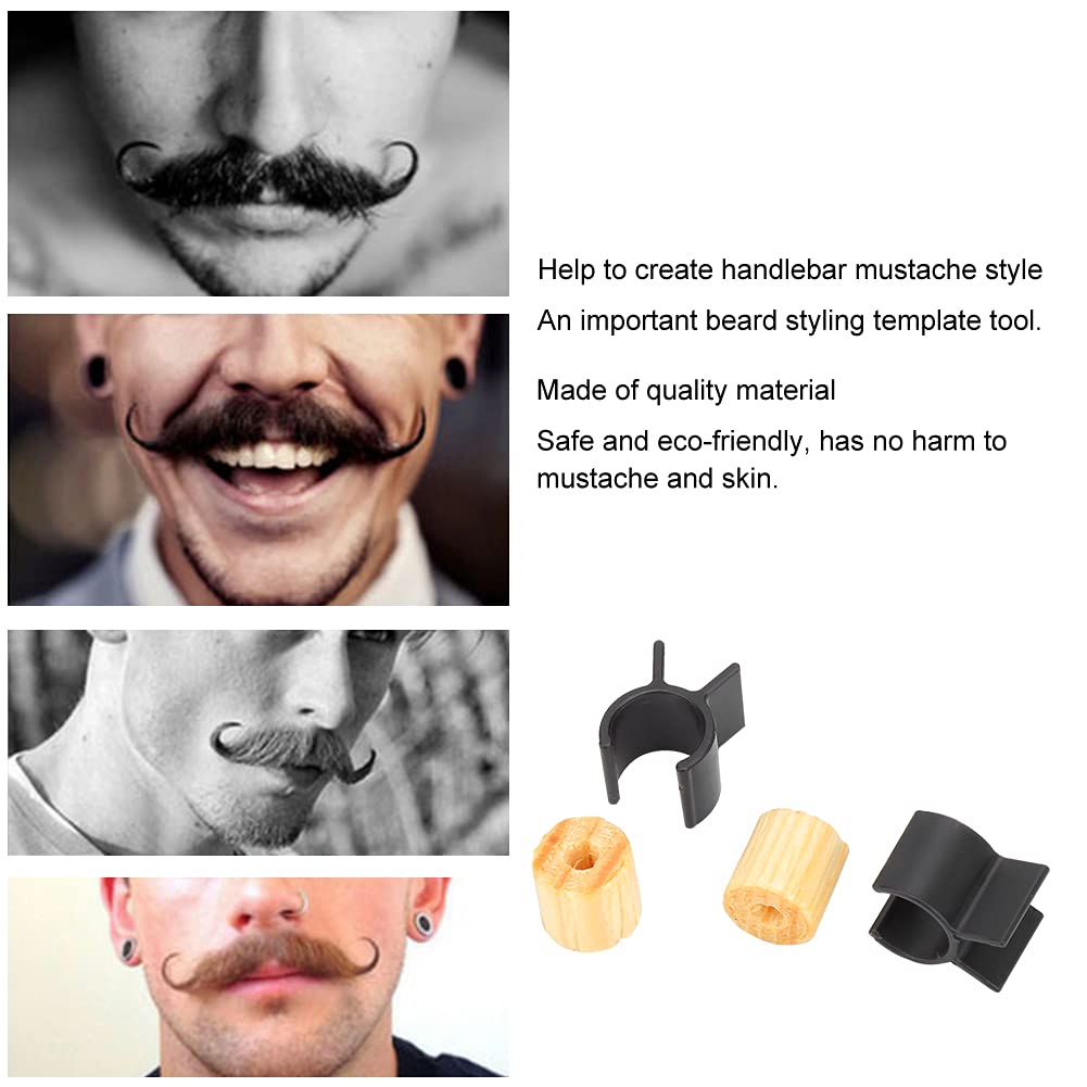 Handlebar Mustache Training Wheel, Mustache Curler Mustache Trainer Men Mustache Styling Template Mustache Training Wheel Beard Shaping Tool Handlebar Beauty and Personal Care Yosoo Health Gear
