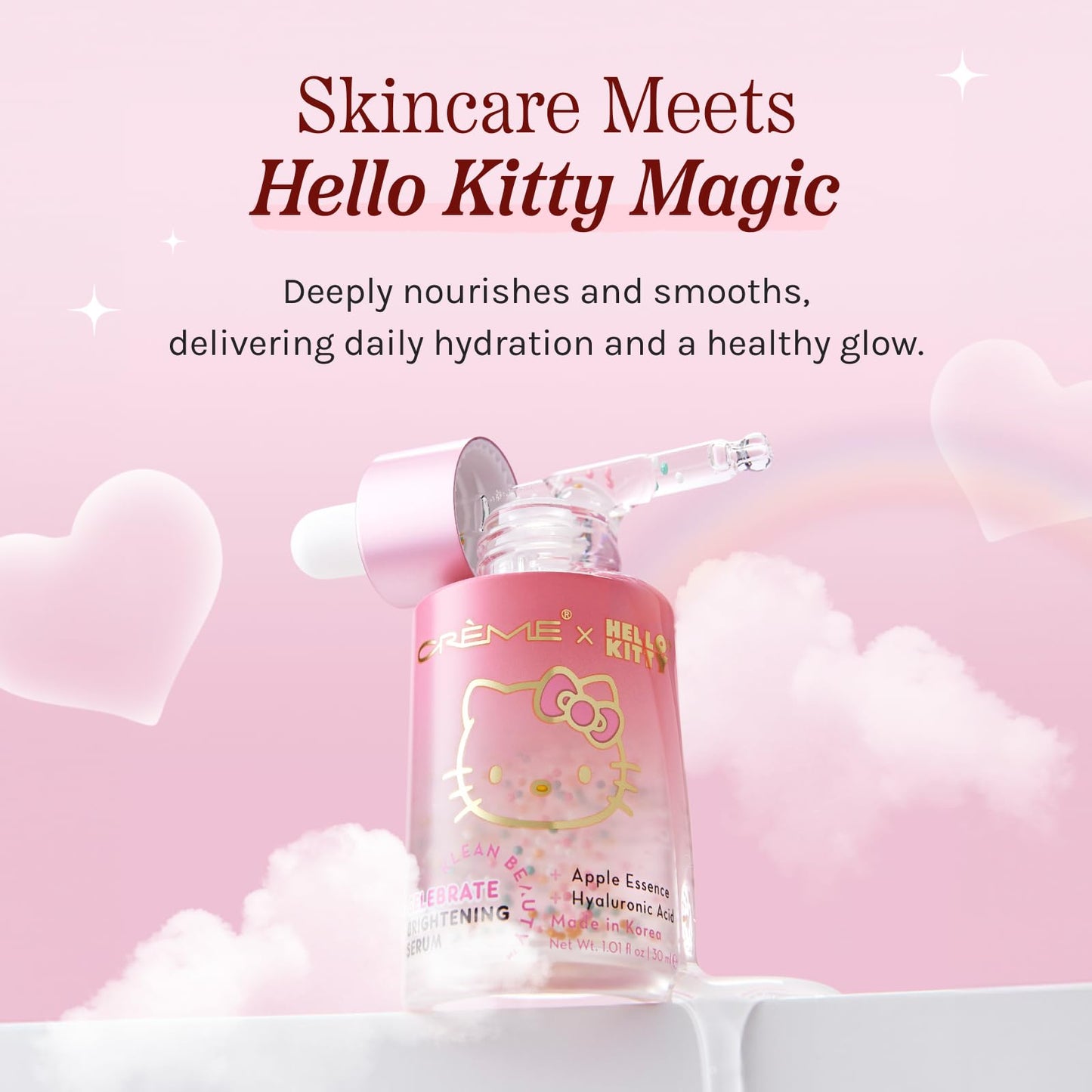 The Crème Shop x Hello Kitty Celebrate Brightening Serum - Klean Beauty, 2.9 Fl Oz, 1