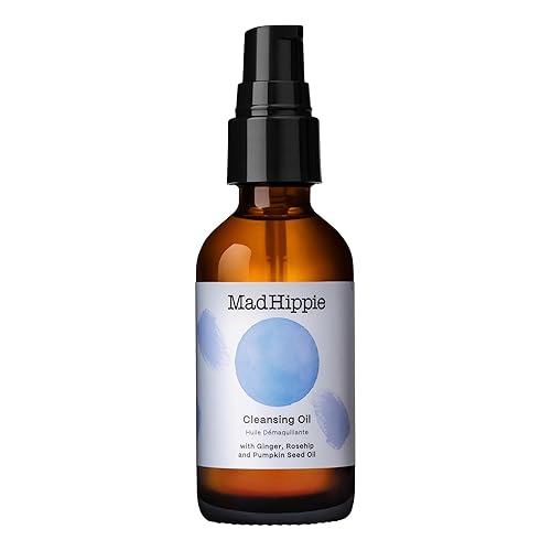 Mad Hippie Cleansing Oil for Face - Deep Cleansing Facial Cleanser & Makeup Remover for Dry, Sensitive, Acne-Prone Skin with Vitamin C-Rich Rosehip