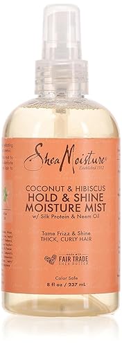 Shea Moisture Coconut & Hibiscus Hold & Shine Moisture Mist, 8 Ounce