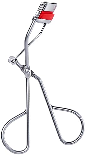 Revlon Triple-Stepped Lash Curler, Eyelash Lift For a Super-Curled Look in One Squeeze, 3-Tiered Pads for Gentle, Tug-Free Curling, 1 Count