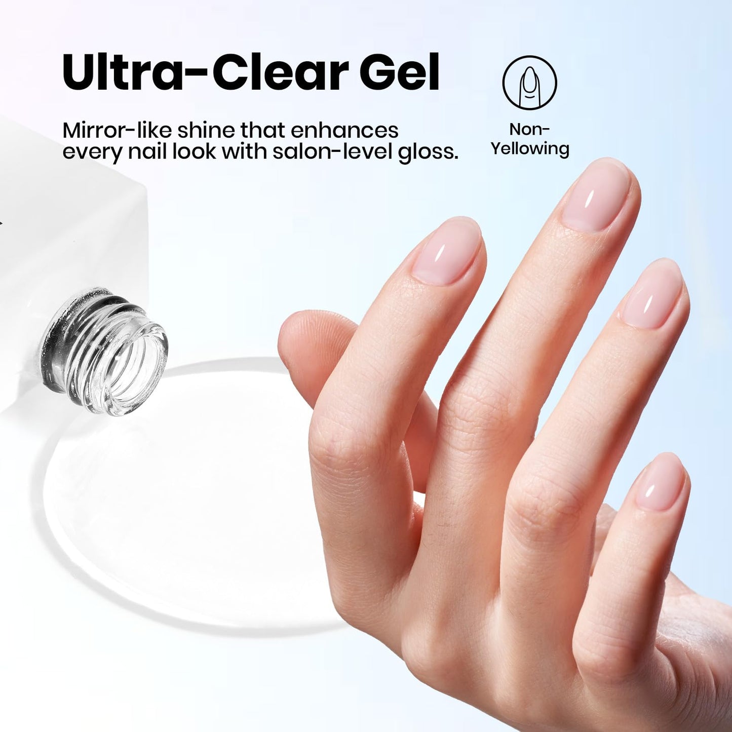 Beetles Gel Top Coat 15ml - HEMA-Free High Gloss for Gel Nail Polish Shine UV/LED Curable Long Lasting for Beginner Home DIY & Salon Nail Art Beauty and Personal Care beetles Gel Polish