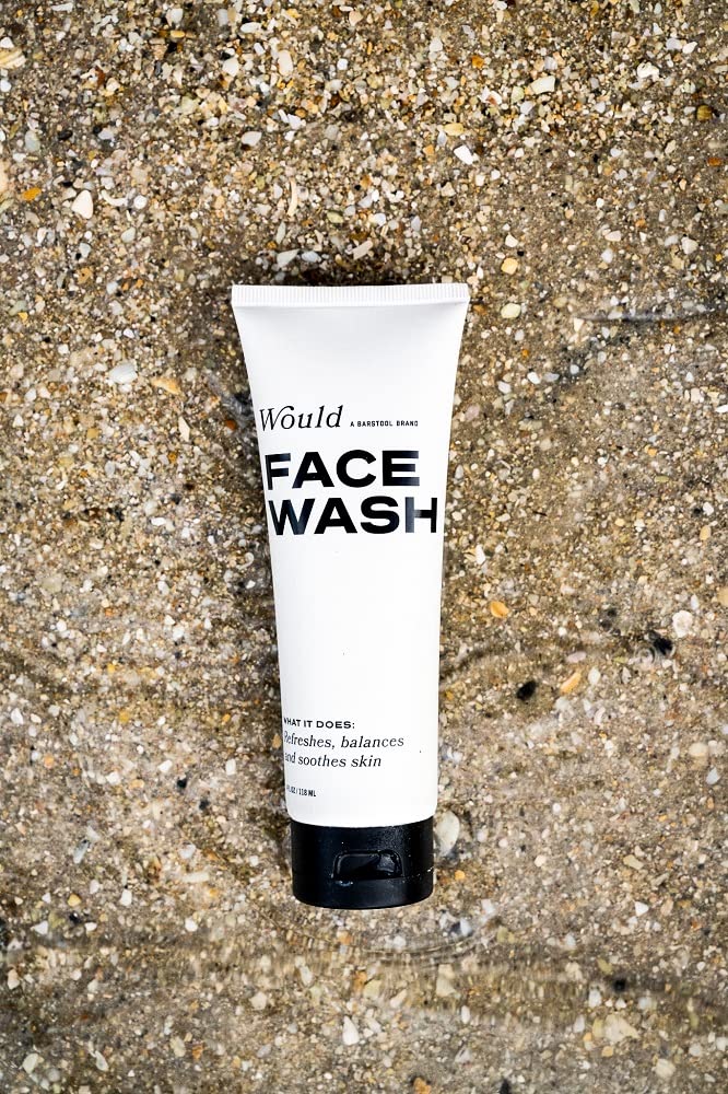 Would Barstool Sports Men's Face Wash - Daily Foaming Facial Cleanser to Refresh, Balance and Soothe, Sensitive and Normal Skin Gentle Lather Face