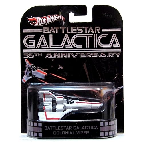 Hot Wheels Retro Battlestar Galactica 35th Anniversary 1:64 Die Cast Vehicle Colonial Viper