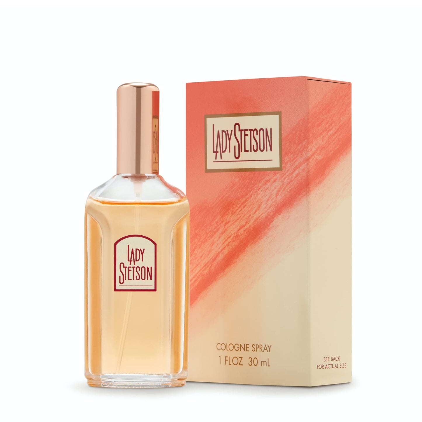 STETSON Lady Stetson - Perfume for Women - Feminine, Fierce, Woody, and Heady Scent with Fragrance Notes of Peach, Rose, and Sandalwood - 1.0 Fl Oz