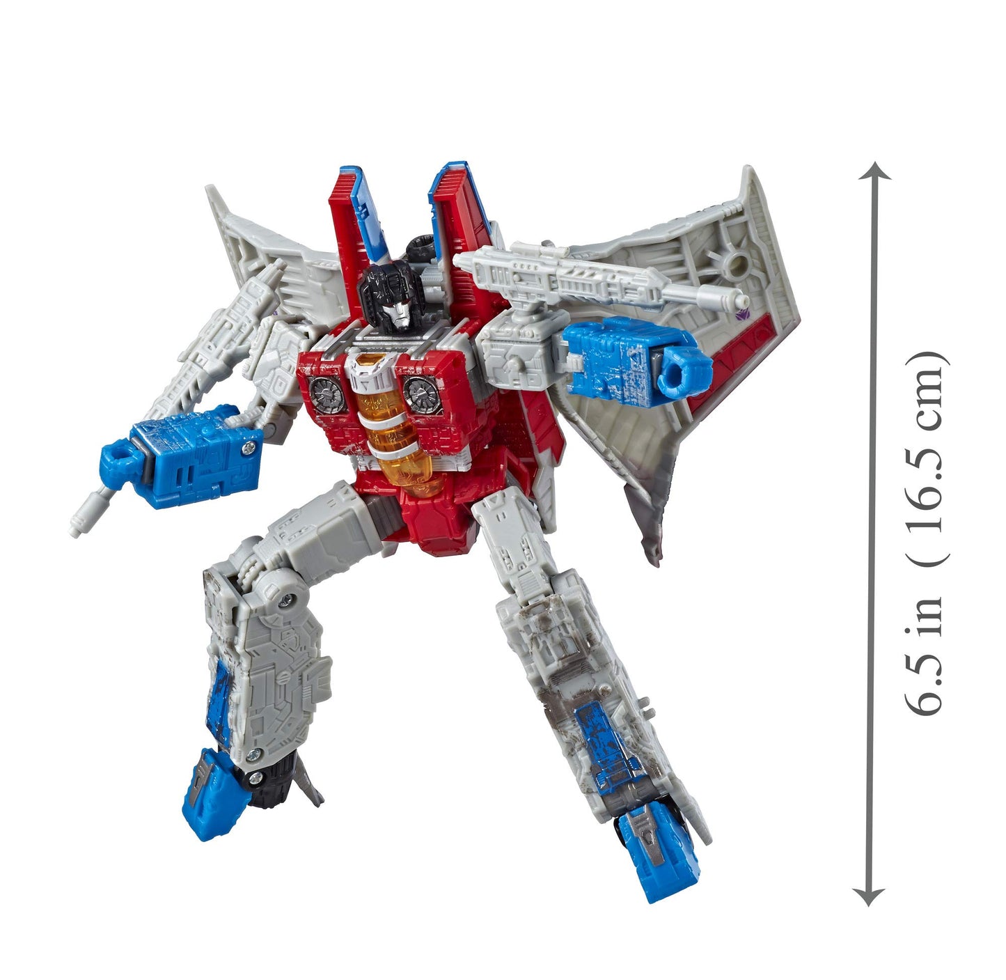 Transformers Toys Generations War for Cybertron Voyager Wfc-S24 Starscream Action Figure - Siege Chapter - Adults & Kids Ages 8 & Up, 7"