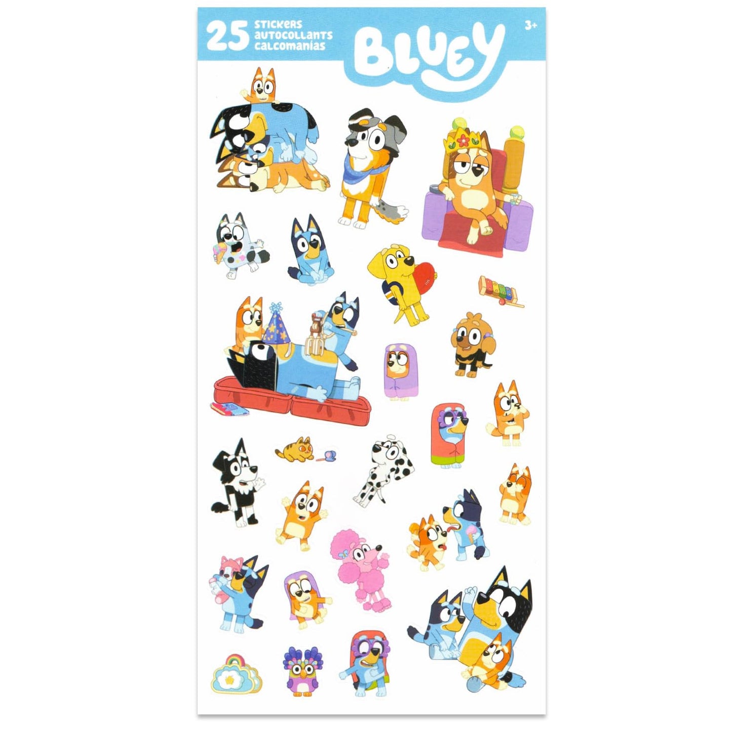 Bingo Plush Crossbody Purse Set - Bluey Mini Purse Bundle of Plushie Crossbody Bag for Girls Plus Stickers, More | Bluey and Bingo Bags for Kids