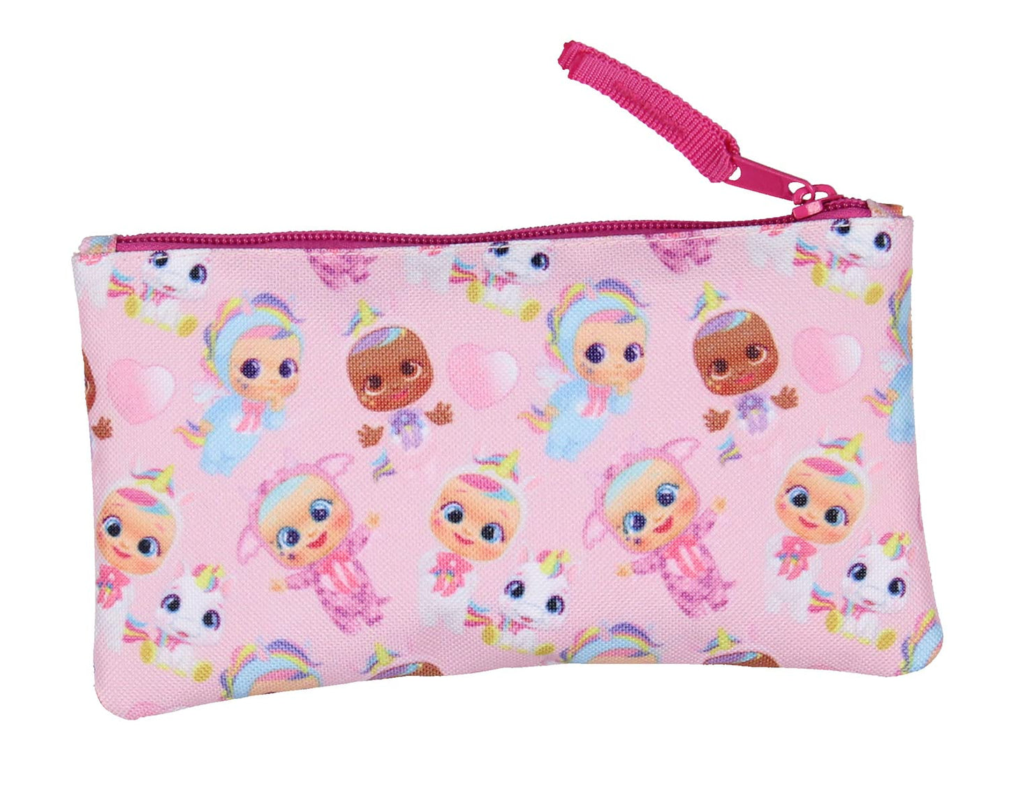 INTIMO Cry Babies Magic Tears Characters Unicorn 3 PC Backpack Lunch box Pencil Pouch Set