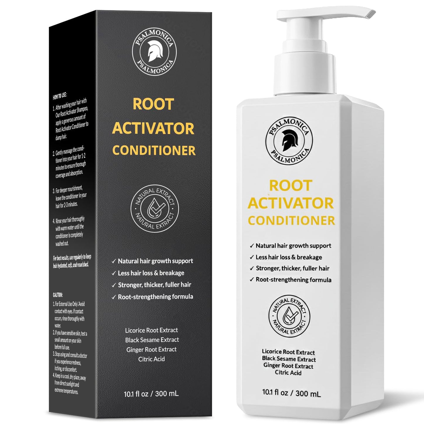 Root Activator Conditioner for Men - Natural Hair Growth Conditioner for Hair Loss and Thinning Hair - Hair Loss RegrowthTreatments for Women Men Beauty and Personal Care Psalmonica Default Title