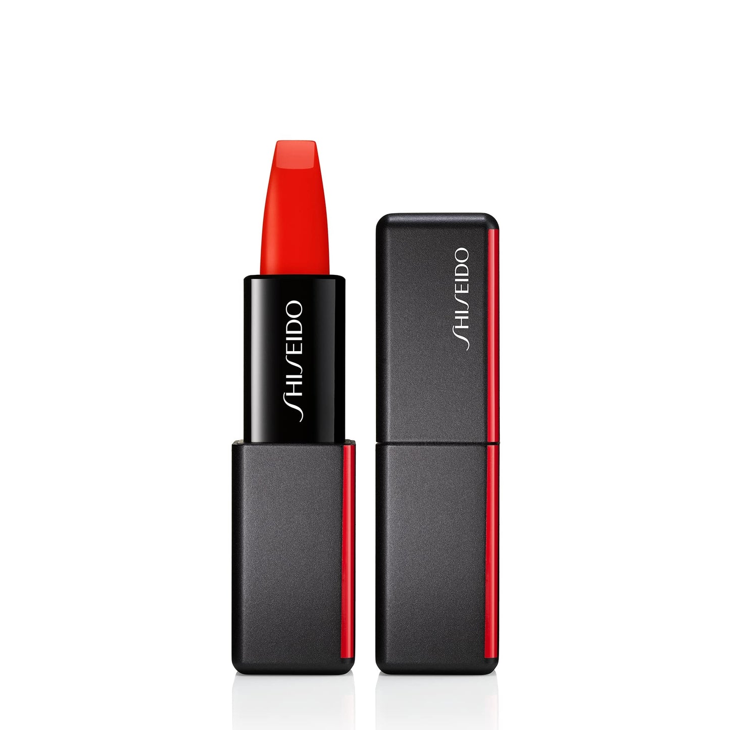 Shiseido ModernMatte Powder Lipstick, Flame 509 - Full-Coverage, Non-Drying Matte Lipstick - Weightless, Long-Lasting Color - 8-Hour Coverage