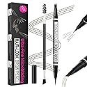 MAVENI 2-in-1 Eye Brow Pencils for Women,Waterproof Eyebrow Pen with 4 Tip Microblading Eyebrow Pencil and 0.01mm Ultra-Precise Eyeliner,Create…