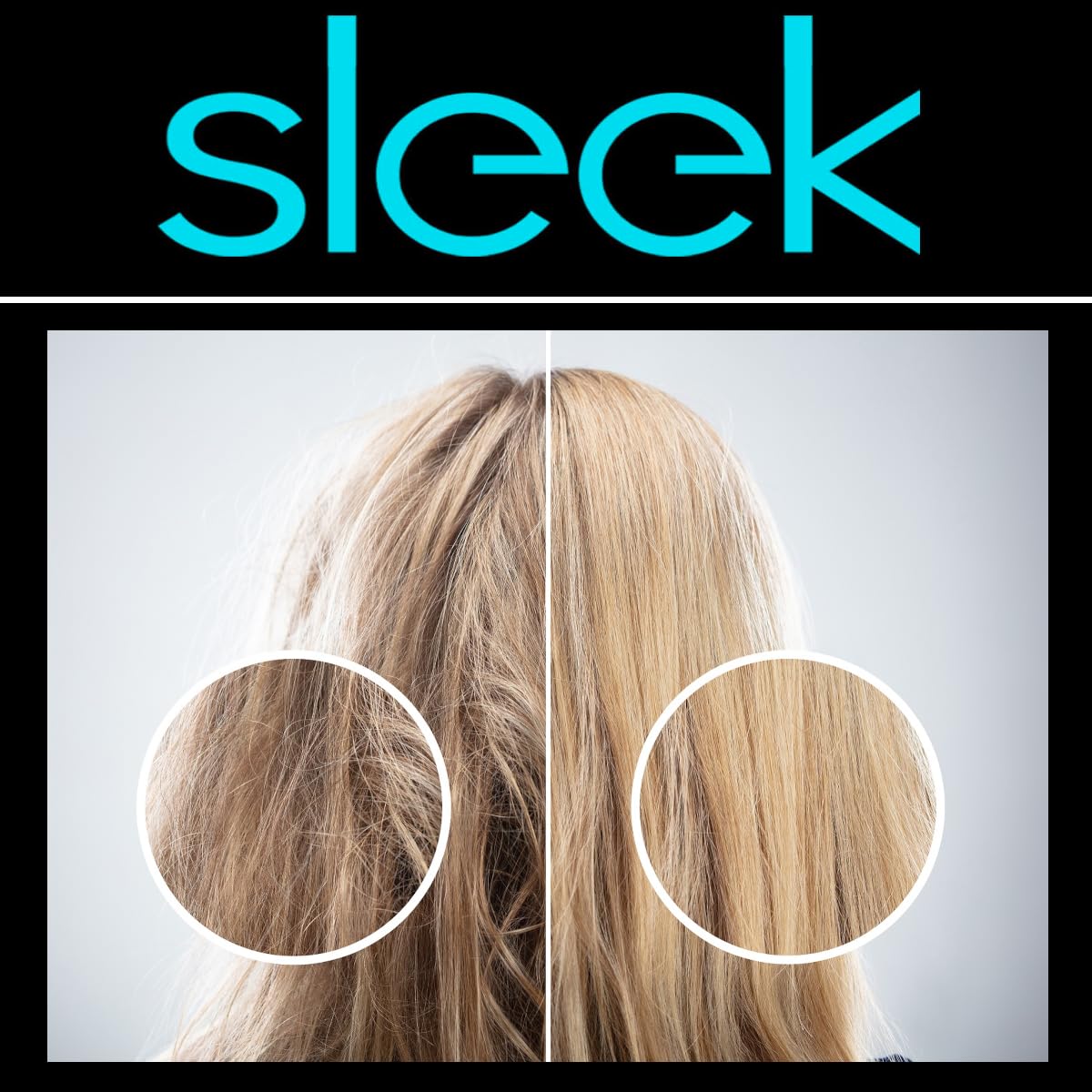 Hair Chemist SLEEK Anti Humidity Shampoo & Conditioner 8 oz. (2-PC SET) - Frizzy Hair Shampoo and Conditioner for Silky Hair & Super Straight Hair