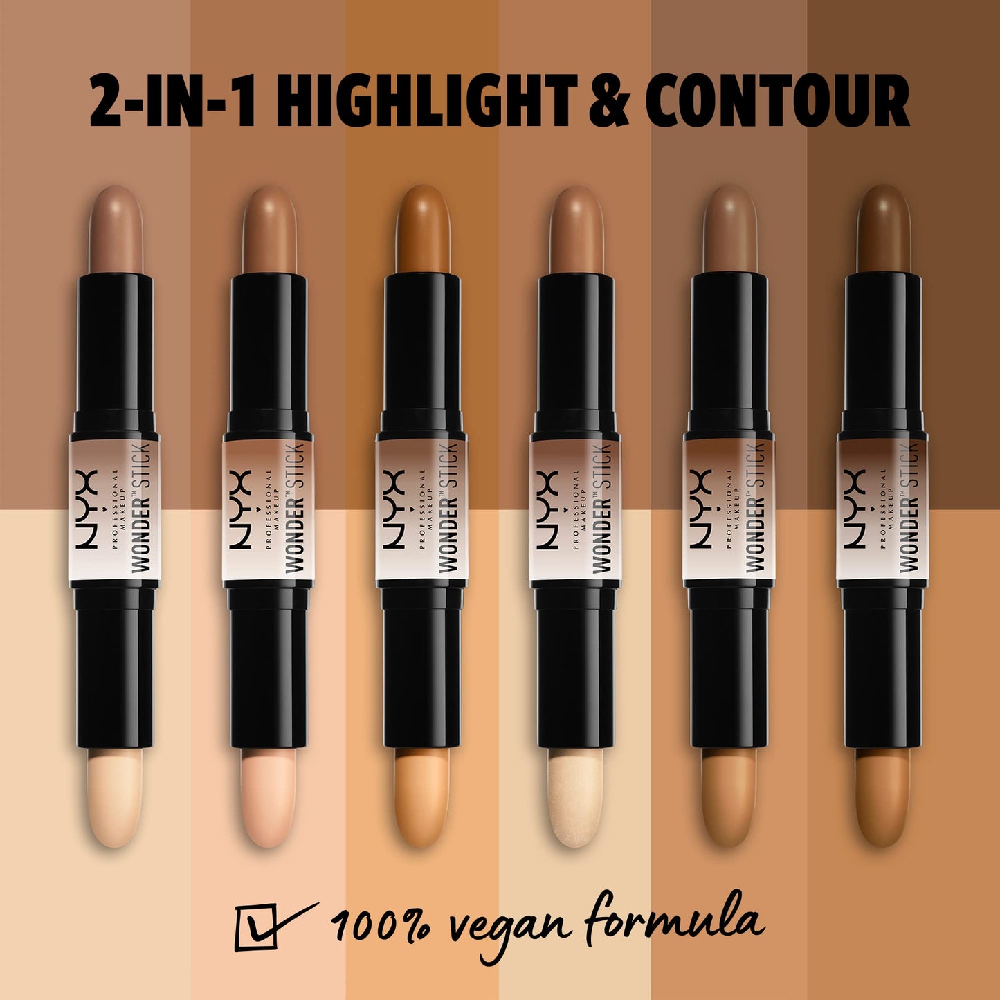 NYX PROFESSIONAL MAKEUP Wonder Stick, Highlight & Contour - Light